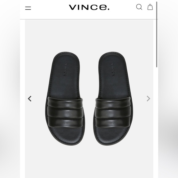 Vince Shoes - VINCE Luxury slides NEW